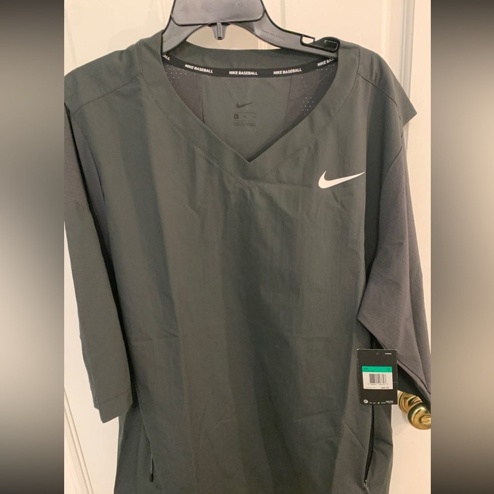 Nike baseball training warm-up shirt jacket NEW $85 Team Colors